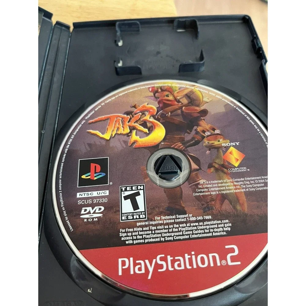 Jak 3 (Sony PlayStation 2 PS2, 2004) Game - Complete with Manual